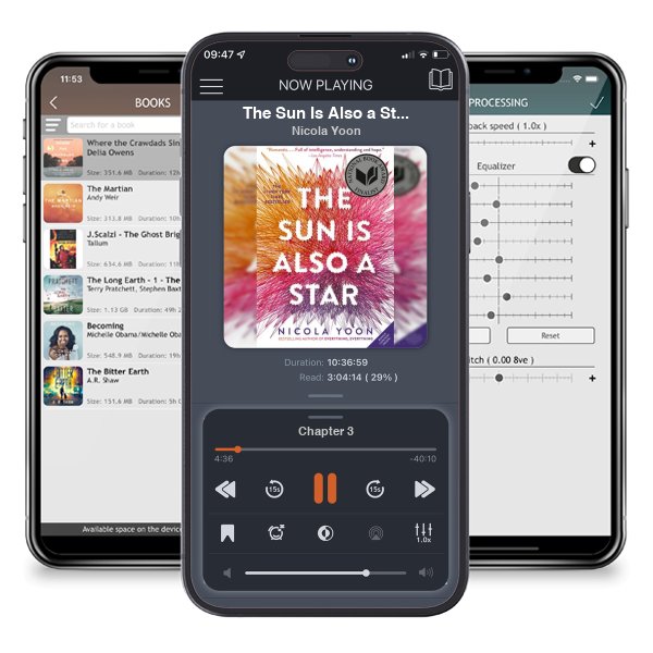 Download fo free audiobook The Sun Is Also a Star by Nicola Yoon and listen anywhere on your iOS devices in the ListenBook app.