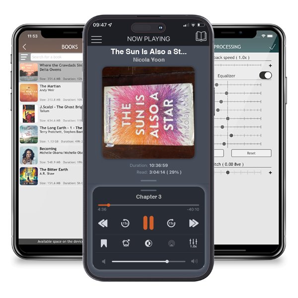 Download fo free audiobook The Sun Is Also a Star by Nicola Yoon and listen anywhere on your iOS devices in the ListenBook app.