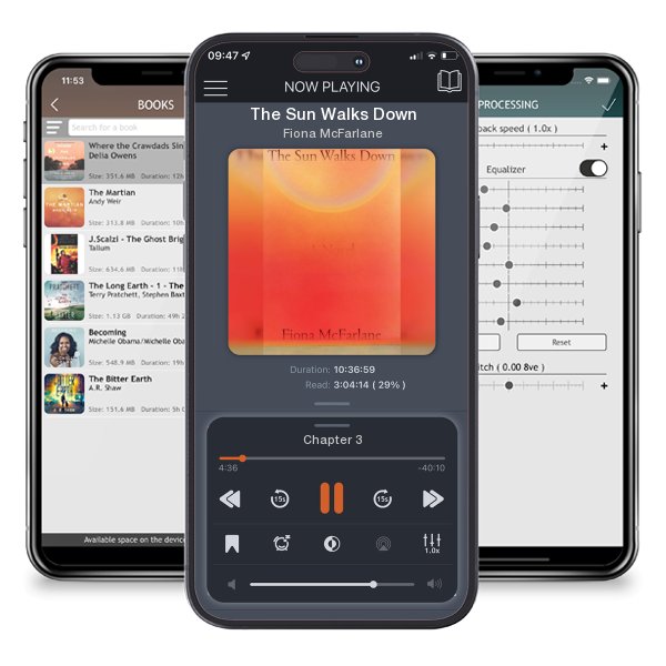 Download fo free audiobook The Sun Walks Down by Fiona McFarlane and listen anywhere on your iOS devices in the ListenBook app.