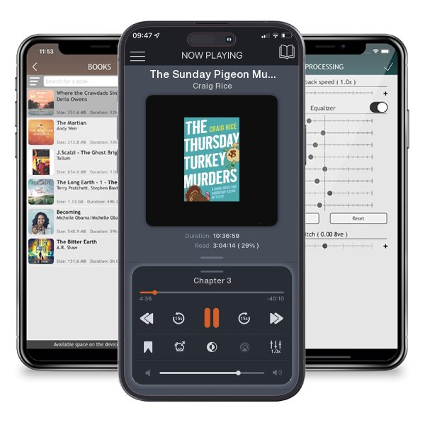 Download fo free audiobook The Sunday Pigeon Murders by Craig Rice and listen anywhere on your iOS devices in the ListenBook app.