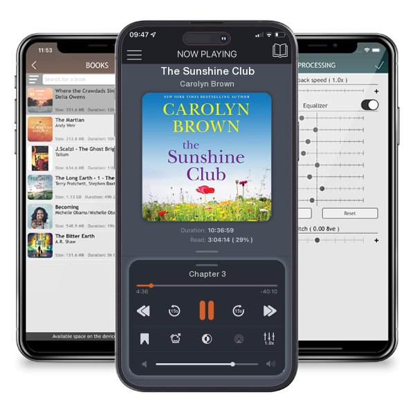 Download fo free audiobook The Sunshine Club by Carolyn Brown and listen anywhere on your iOS devices in the ListenBook app.