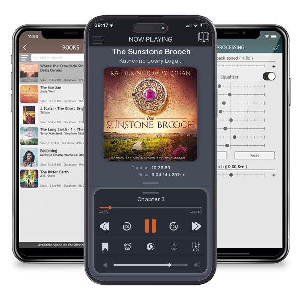 Download fo free audiobook The Sunstone Brooch by Katherine Lowry Logan and listen anywhere on your iOS devices in the ListenBook app.