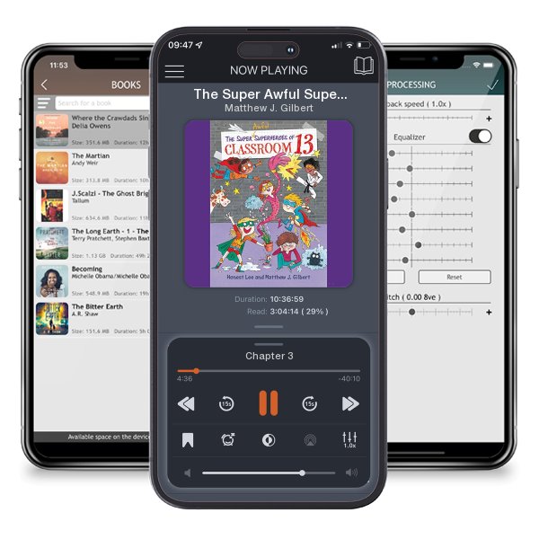 Download fo free audiobook The Super Awful Superheroes of Classroom 13 by Matthew J. Gilbert and listen anywhere on your iOS devices in the ListenBook app.