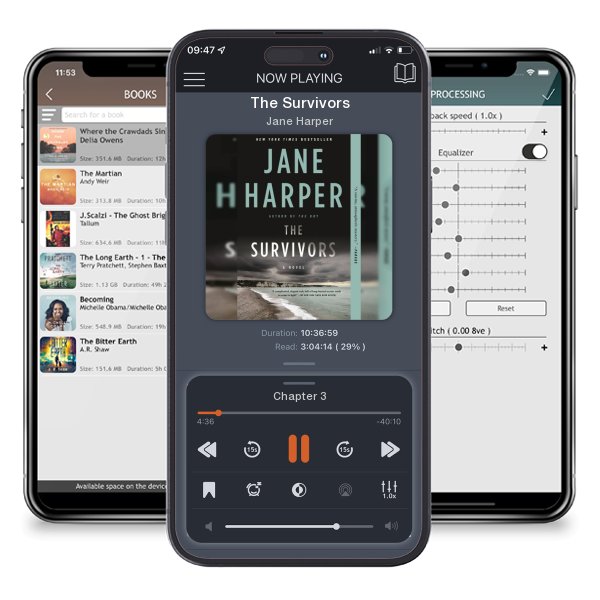 Download fo free audiobook The Survivors by Jane Harper and listen anywhere on your iOS devices in the ListenBook app.