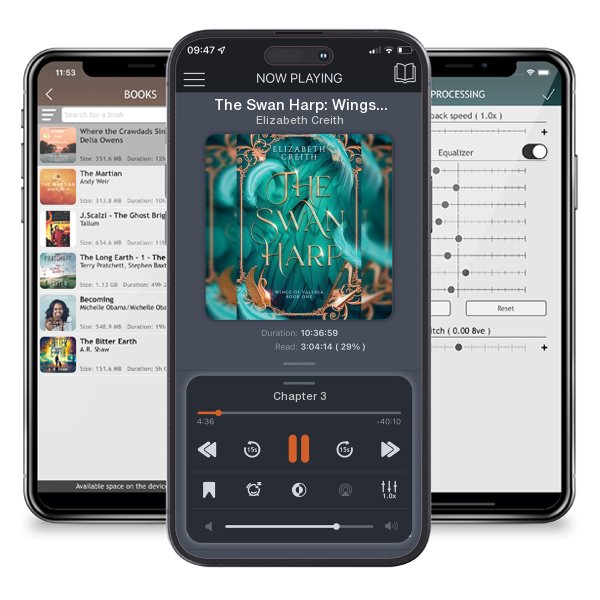Download fo free audiobook The Swan Harp: Wings of Valenia Book One by Elizabeth Creith and listen anywhere on your iOS devices in the ListenBook app.