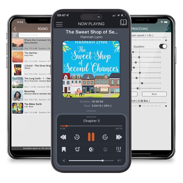 Download fo free audiobook The Sweet Shop of Second Chances by Hannah Lynn and listen anywhere on your iOS devices in the ListenBook app.