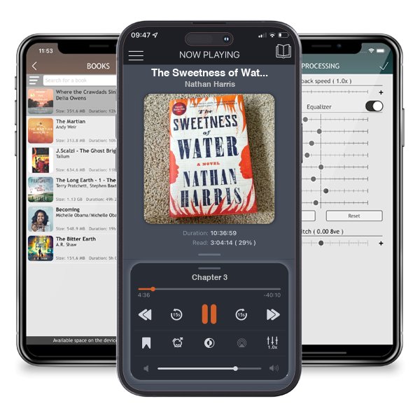 Download fo free audiobook The Sweetness of Water (Oprah's Book Club) by Nathan Harris and listen anywhere on your iOS devices in the ListenBook app.