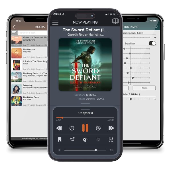 Download fo free audiobook The Sword Defiant (Lands of the Firstborn, #1) by Gareth Ryder-Hanrahan and listen anywhere on your iOS devices in the ListenBook app.