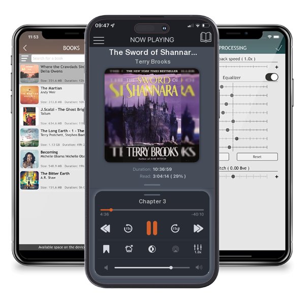 Download fo free audiobook The Sword of Shannara by Terry Brooks and listen anywhere on your iOS devices in the ListenBook app.