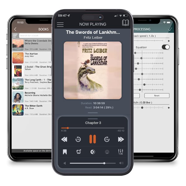 Download fo free audiobook The Swords of Lankhmar (Fafhrd and the Gray Mouser, #5) by Fritz Leiber and listen anywhere on your iOS devices in the ListenBook app.