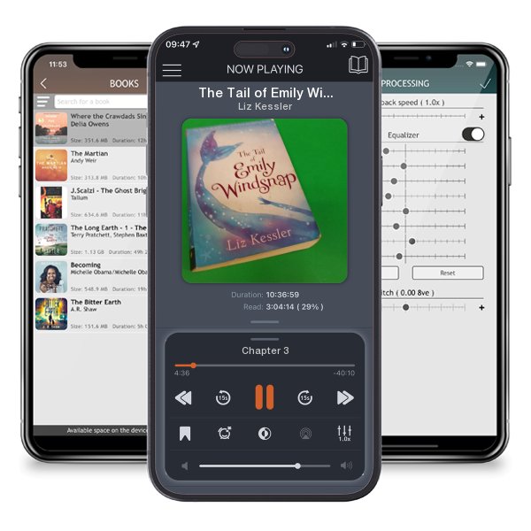 Download fo free audiobook The Tail of Emily Windsnap by Liz Kessler and listen anywhere on your iOS devices in the ListenBook app.