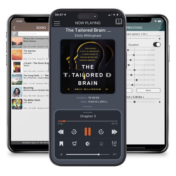 Download fo free audiobook The Tailored Brain: From Ketamine, to Keto, to Companionship, A User’s Guide to Feeling Better and Thinking Smarter by Emily Willingham and listen anywhere on your iOS devices in the ListenBook app.