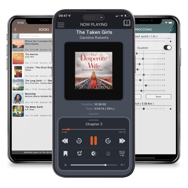 Download fo free audiobook The Taken Girls by Caroline Roberts and listen anywhere on your iOS devices in the ListenBook app.