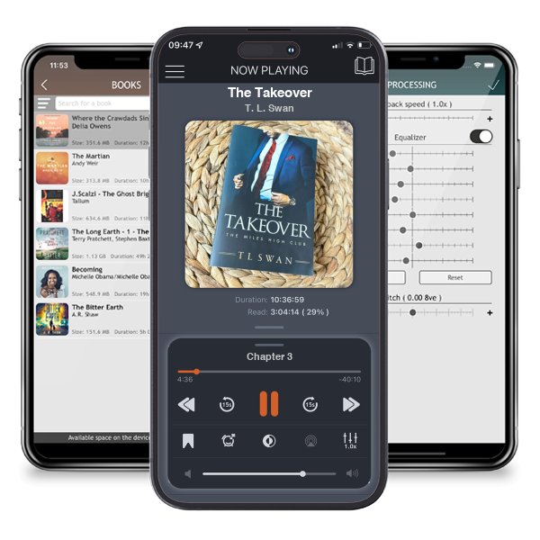 Download fo free audiobook The Takeover by T. L. Swan and listen anywhere on your iOS devices in the ListenBook app.