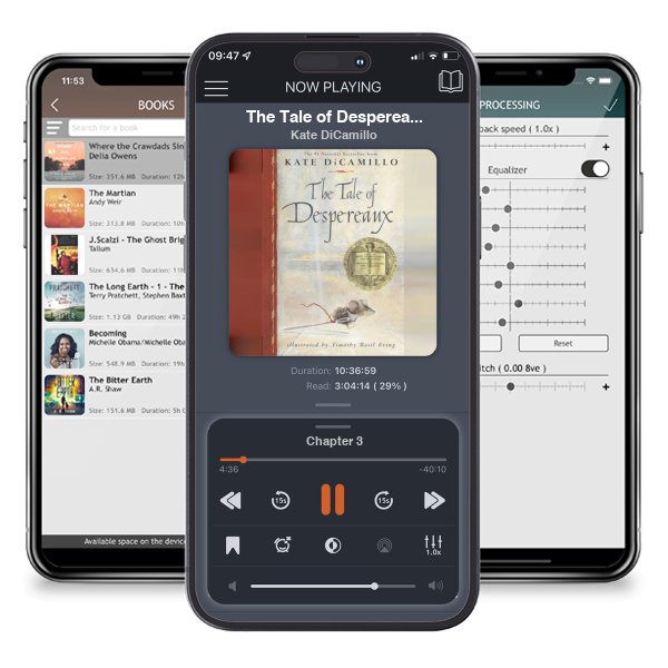 Download fo free audiobook The Tale of Despereaux by Kate DiCamillo and listen anywhere on your iOS devices in the ListenBook app.