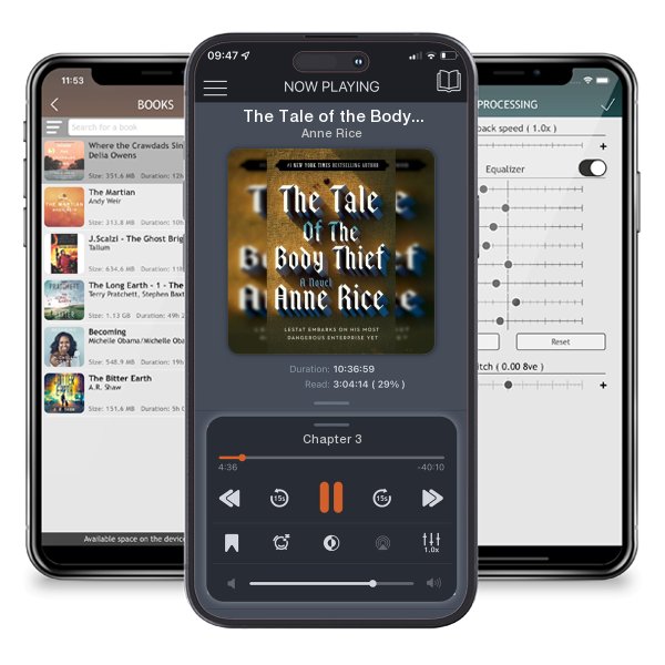 Download fo free audiobook The Tale of the Body Thief by Anne Rice and listen anywhere on your iOS devices in the ListenBook app.