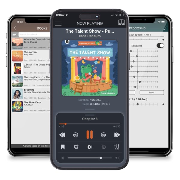 Download fo free audiobook The Talent Show - Puddle & Lettuce by Ilaria Ranauro and listen anywhere on your iOS devices in the ListenBook app.