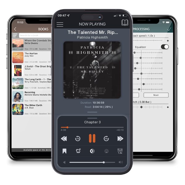 Download fo free audiobook The Talented Mr. Ripley by Patricia Highsmith and listen anywhere on your iOS devices in the ListenBook app.