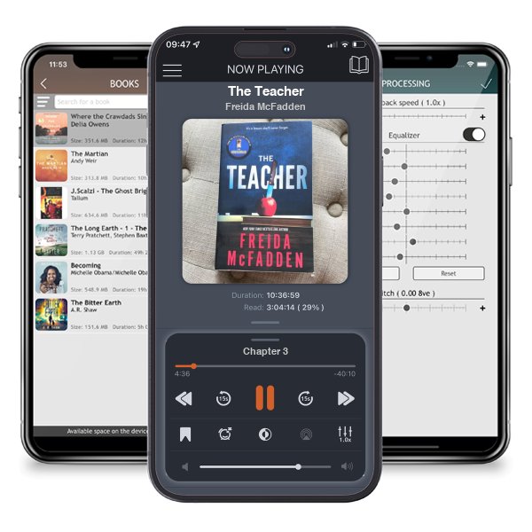 Download fo free audiobook The Teacher by Freida McFadden and listen anywhere on your iOS devices in the ListenBook app.