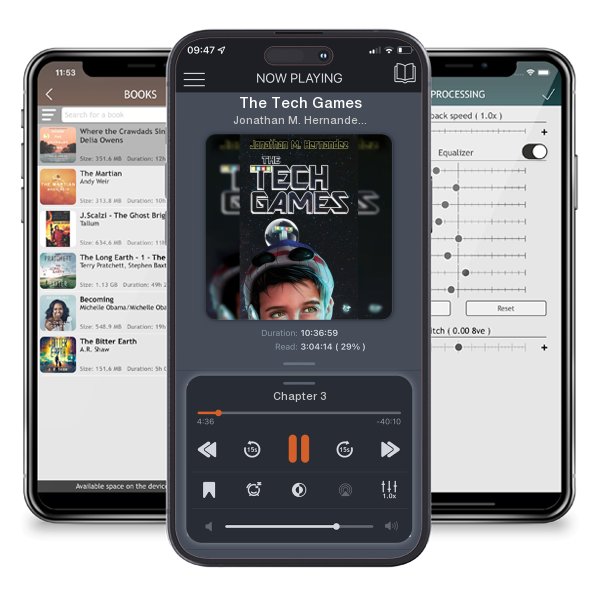 Download fo free audiobook The Tech Games by Jonathan M. Hernandez and listen anywhere on your iOS devices in the ListenBook app.