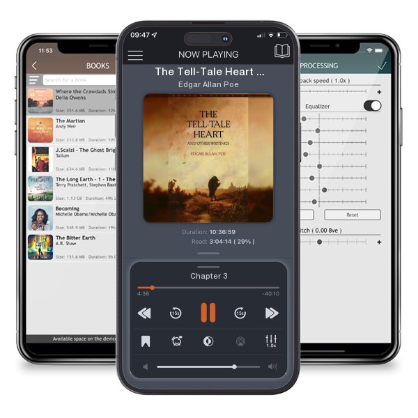 Download fo free audiobook The Tell-Tale Heart and Other Writings by Edgar Allan Poe and listen anywhere on your iOS devices in the ListenBook app.