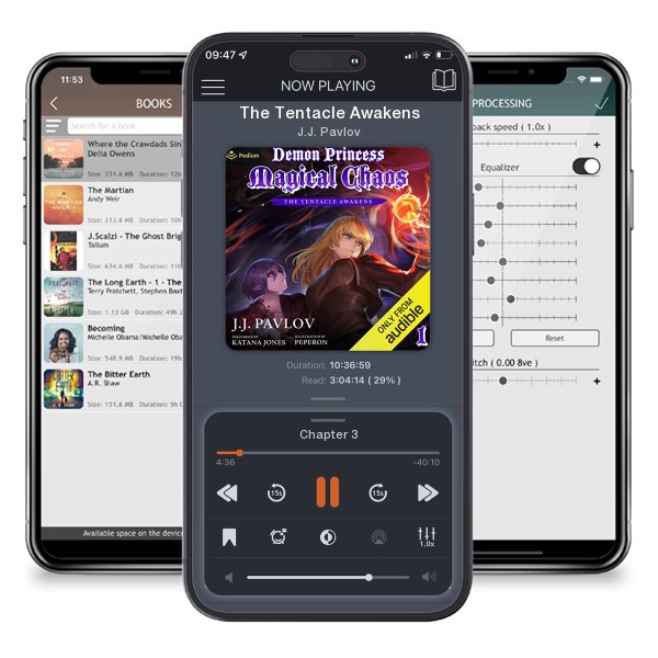 Download fo free audiobook The Tentacle Awakens by J.J. Pavlov and listen anywhere on your iOS devices in the ListenBook app.