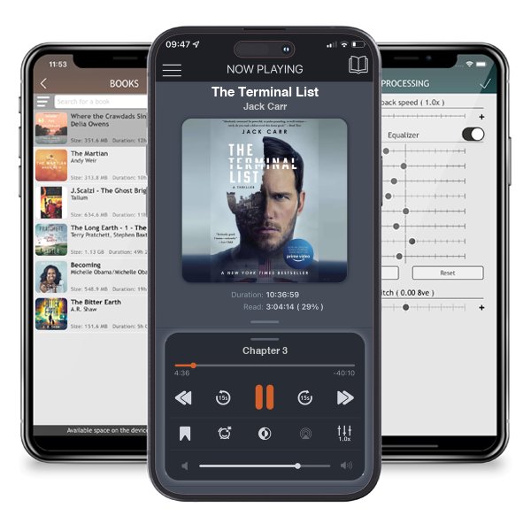 Download fo free audiobook The Terminal List by Jack Carr and listen anywhere on your iOS devices in the ListenBook app.