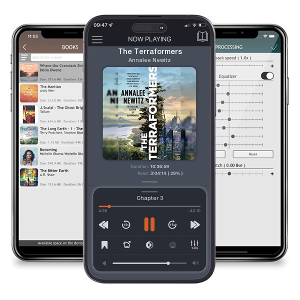 Download fo free audiobook The Terraformers by Annalee Newitz and listen anywhere on your iOS devices in the ListenBook app.