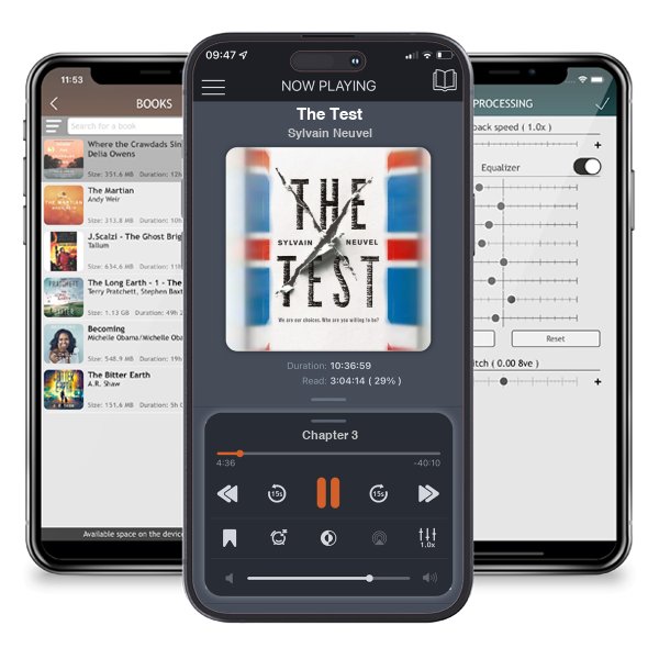 Download fo free audiobook The Test by Sylvain Neuvel and listen anywhere on your iOS devices in the ListenBook app.
