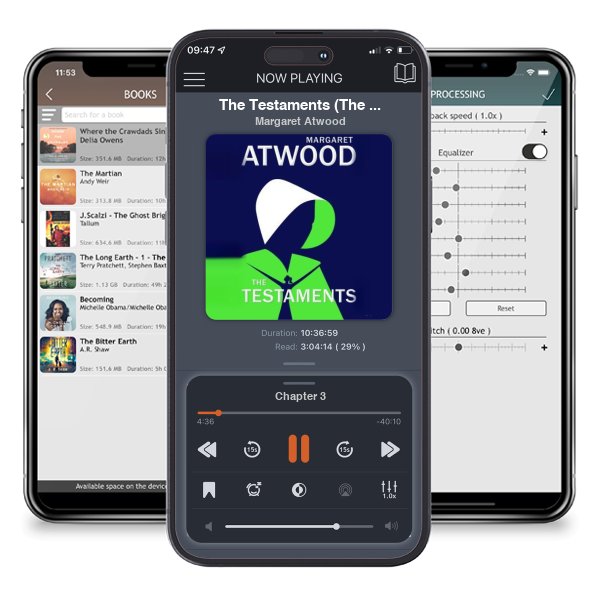 Download fo free audiobook The Testaments (The Handmaid\'s Tale, #2) by Margaret Atwood and listen anywhere on your iOS devices in the ListenBook app.