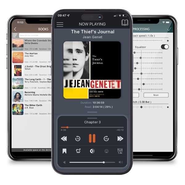 Download fo free audiobook The Thief's Journal by Jean Genet and listen anywhere on your iOS devices in the ListenBook app.