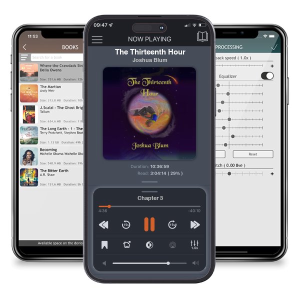 Download fo free audiobook The Thirteenth Hour by Joshua Blum and listen anywhere on your iOS devices in the ListenBook app.