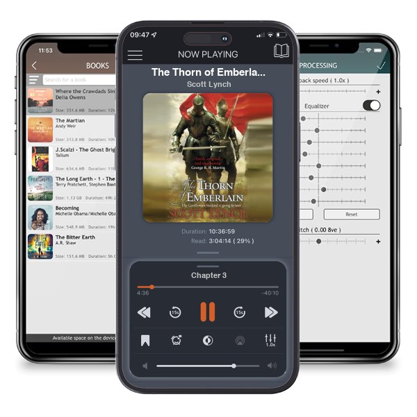 Download fo free audiobook The Thorn of Emberlain (Gentleman Bastard, #4) by Scott Lynch and listen anywhere on your iOS devices in the ListenBook app.