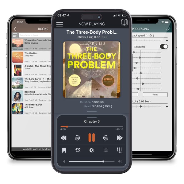 Download fo free audiobook The Three-Body Problem by Cixin Liu; Ken Liu and listen anywhere on your iOS devices in the ListenBook app.