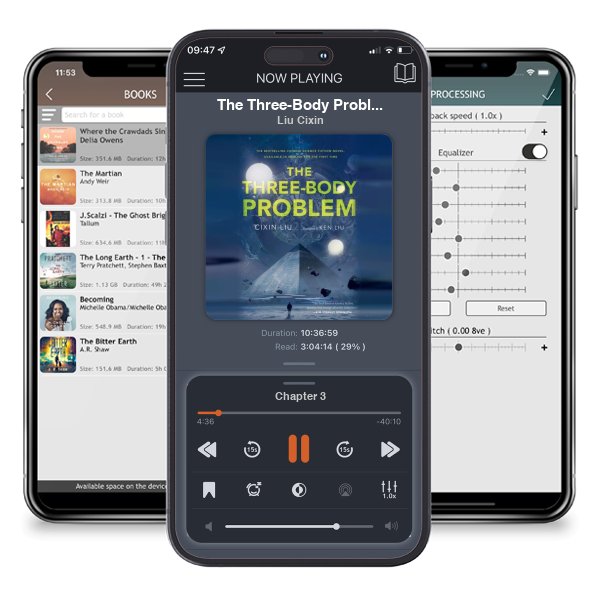 Download fo free audiobook The Three-Body Problem (Remembrance of Earth’s Past, #1) by Liu Cixin and listen anywhere on your iOS devices in the ListenBook app.