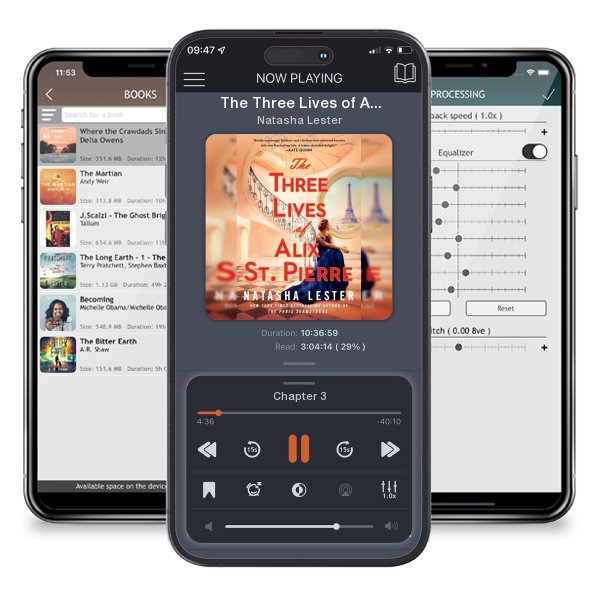 Download fo free audiobook The Three Lives of Alix St. Pierre by Natasha Lester and listen anywhere on your iOS devices in the ListenBook app.