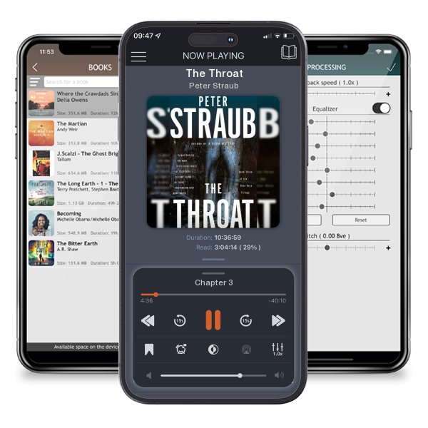 Download fo free audiobook The Throat by Peter Straub and listen anywhere on your iOS devices in the ListenBook app.