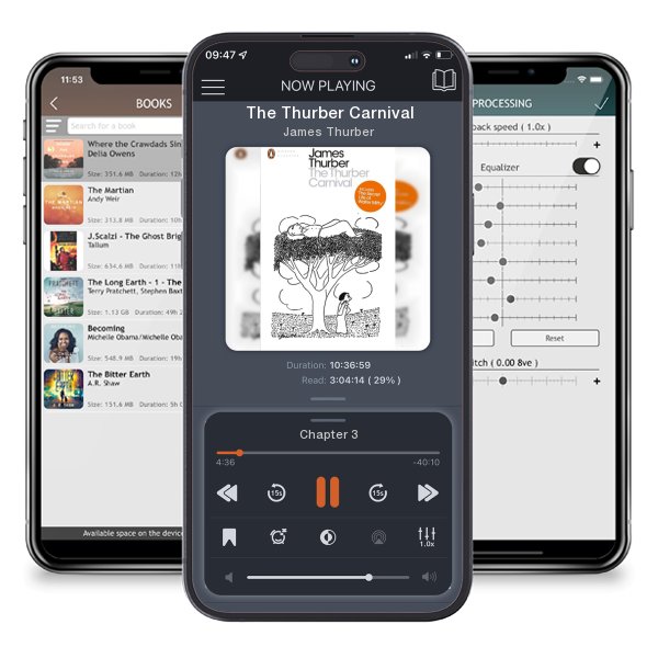 Download fo free audiobook The Thurber Carnival by James Thurber and listen anywhere on your iOS devices in the ListenBook app.