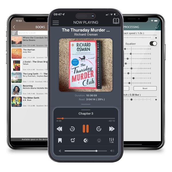 Download fo free audiobook The Thursday Murder Club by Richard Osman and listen anywhere on your iOS devices in the ListenBook app.