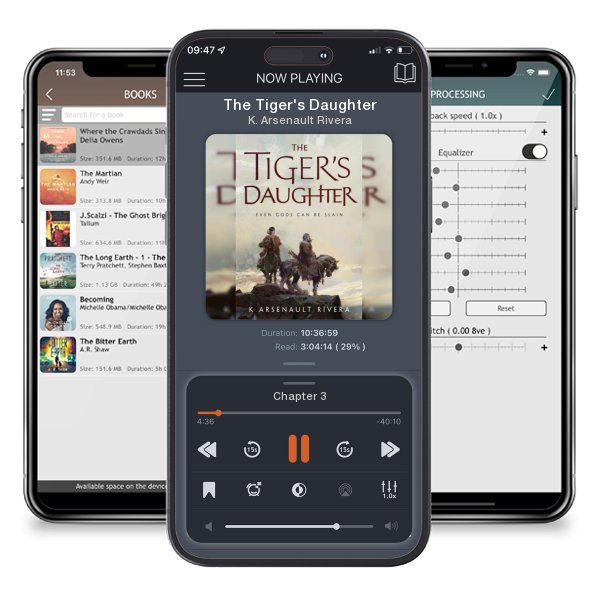 Download fo free audiobook The Tiger's Daughter by K. Arsenault Rivera and listen anywhere on your iOS devices in the ListenBook app.