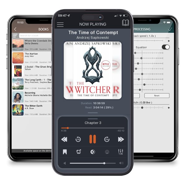 Download fo free audiobook The Time of Contempt by Andrzej Sapkowski and listen anywhere on your iOS devices in the ListenBook app.