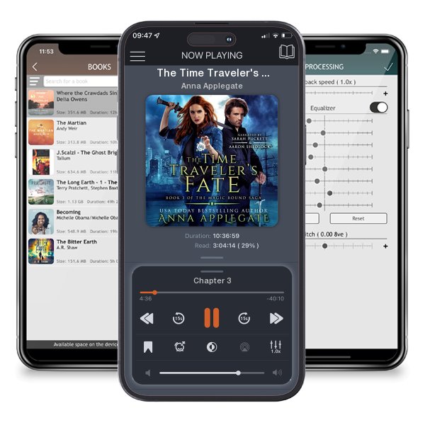 Download fo free audiobook The Time Traveler's Fate by Anna Applegate and listen anywhere on your iOS devices in the ListenBook app.