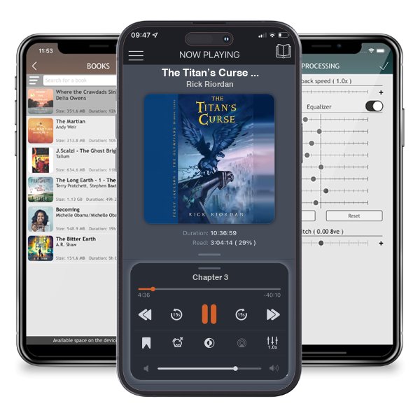 Download fo free audiobook The Titan’s Curse (Percy Jackson and the Olympians, #3) by Rick Riordan and listen anywhere on your iOS devices in the ListenBook app.