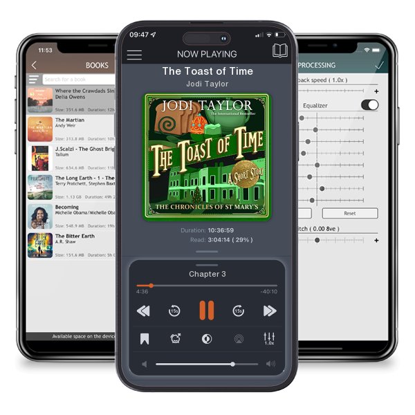 Download fo free audiobook The Toast of Time by Jodi Taylor and listen anywhere on your iOS devices in the ListenBook app.