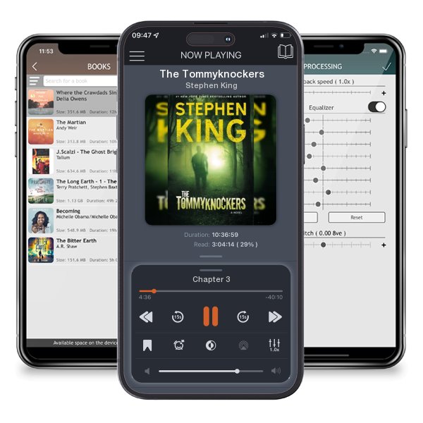 Download fo free audiobook The Tommyknockers by Stephen King and listen anywhere on your iOS devices in the ListenBook app.