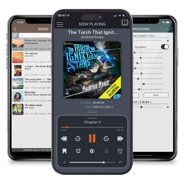 Download fo free audiobook The Torch That Ignites the Stars by Andrew Rowe and listen anywhere on your iOS devices in the ListenBook app.