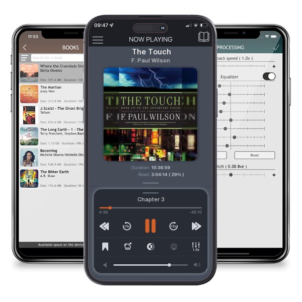 Download fo free audiobook The Touch by F. Paul Wilson and listen anywhere on your iOS devices in the ListenBook app.