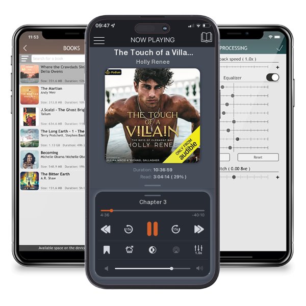 Download fo free audiobook The Touch of a Villain by Holly Renee and listen anywhere on your iOS devices in the ListenBook app.