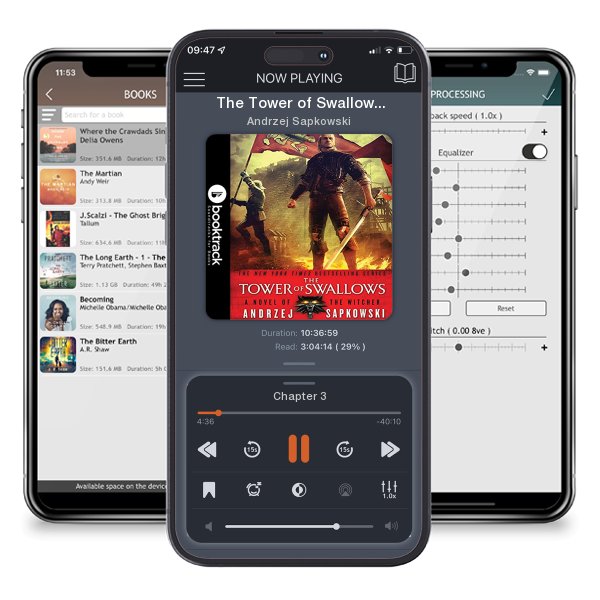 Download fo free audiobook The Tower of Swallows: Booktrack Edition by Andrzej Sapkowski and listen anywhere on your iOS devices in the ListenBook app.