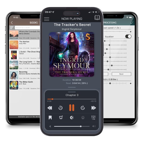 Download fo free audiobook The Tracker's Secret by Ingrid Seymour and listen anywhere on your iOS devices in the ListenBook app.